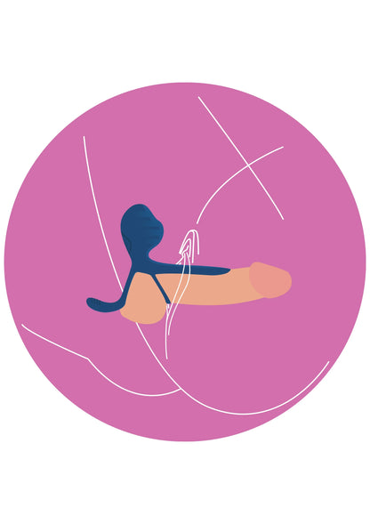 Bestel: Dualdrive Couples Slimline Vibrator Ring by Xocoon - Vibrerende cockring bij Happytoys.nl, happytoys.be, Happytoys.ae: erotische sex webshop | liever Happy dan Easy ⭐⭐⭐⭐⭐