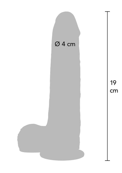 Foreskin Dildo Vibrating Silicone 20 cm
