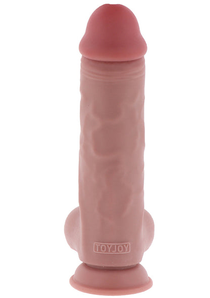 Deluxe Dual Density Thick Dildo TPE 25 cm by ToyJoy Get Real