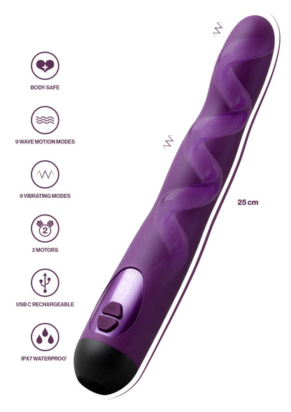 Ripple Flow Wave Motion Vibrator by ToyJoy Luz