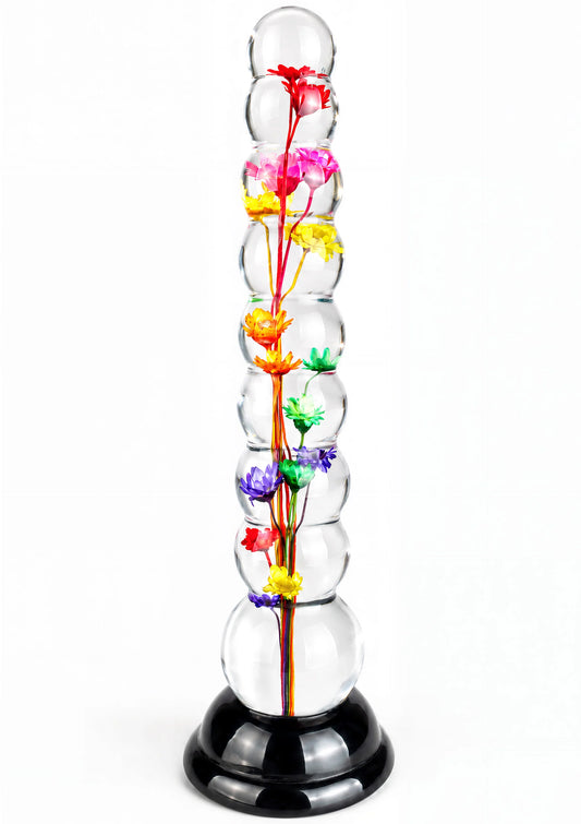Bestel: Everlasting Bloom Beaded Dong by ToyJoy Bloomé - bij Happytoys.nl, happytoys.be, Happytoys.ae: erotische sex webshop | liever Happy dan Easy ⭐⭐⭐⭐⭐ - Default Title - 11557 - CLEAR