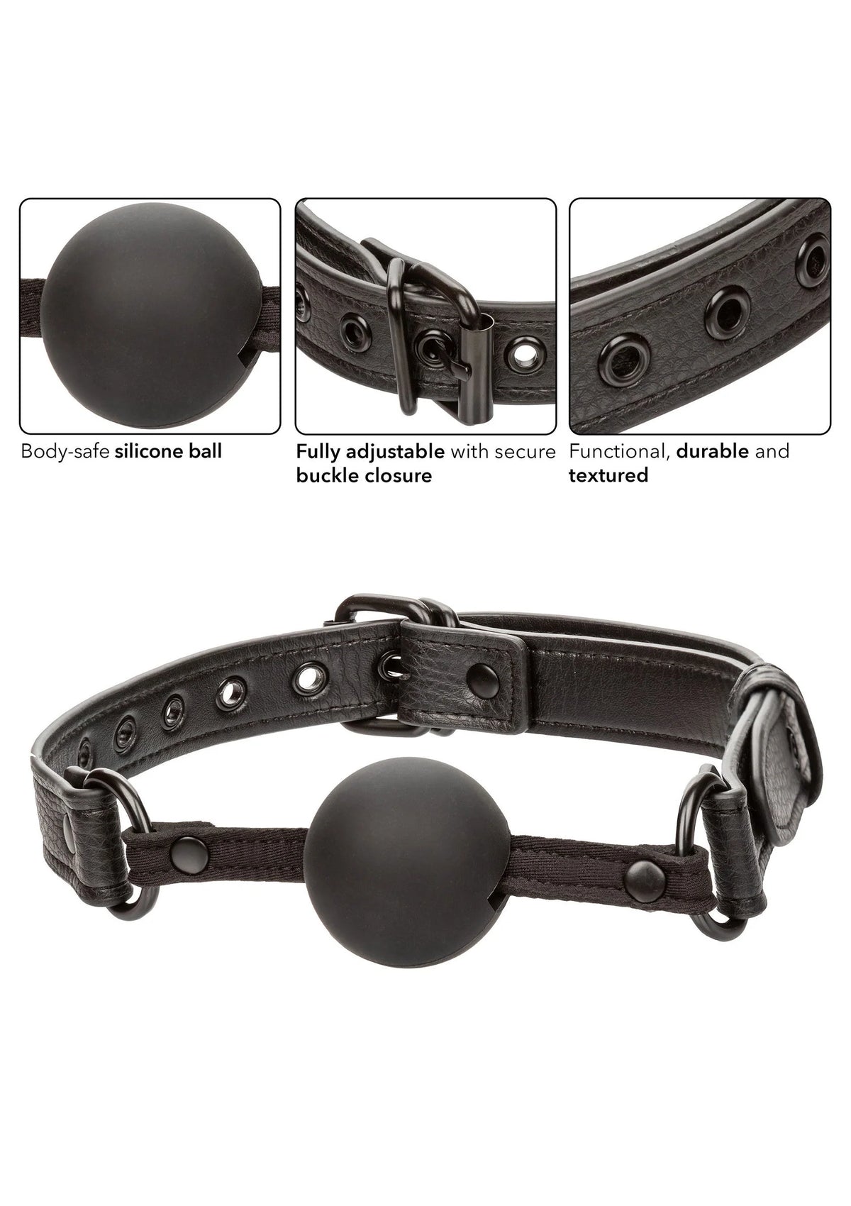Bestel: Nocturnal Ball Gag by CalExotics - bij Happytoys: de erotische sex webshop | liever Happy dan Easy ⭐⭐⭐⭐⭐