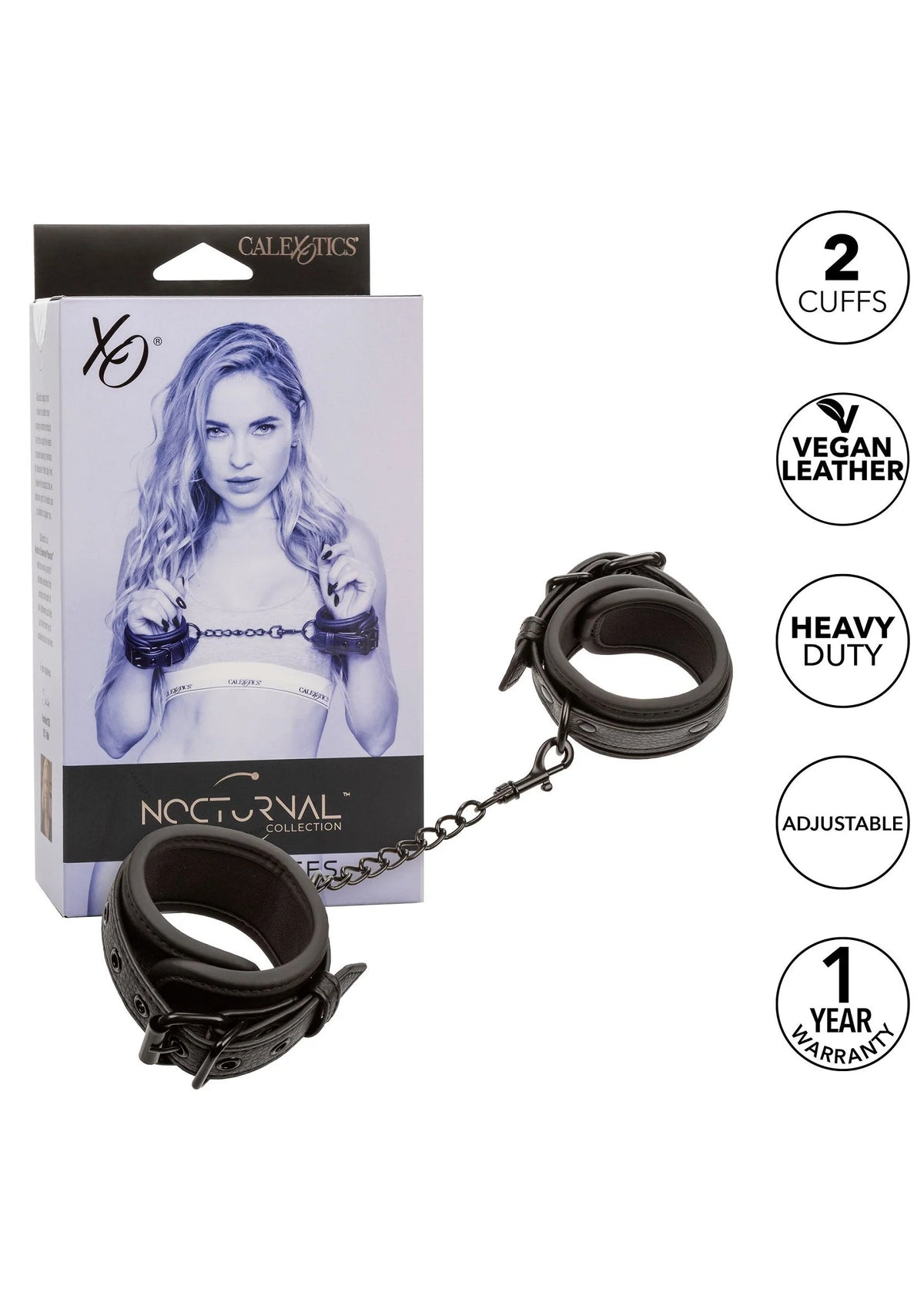 Bestel: Nocturnal Wrist Cuffs by CalExotics - bij Happytoys: de erotische sex webshop | liever Happy dan Easy ⭐⭐⭐⭐⭐