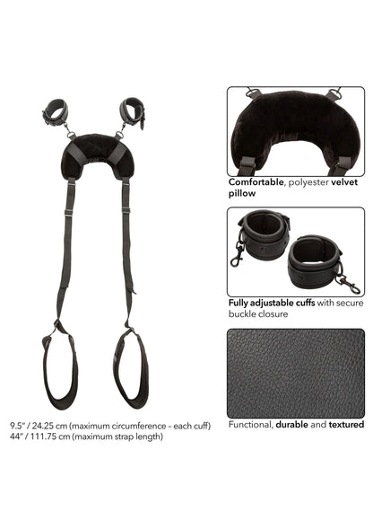 Bestel: Nocturnal Position Strap with Pillow by CalExotics - bij Happytoys: de erotische sex webshop | liever Happy dan Easy ⭐⭐⭐⭐⭐