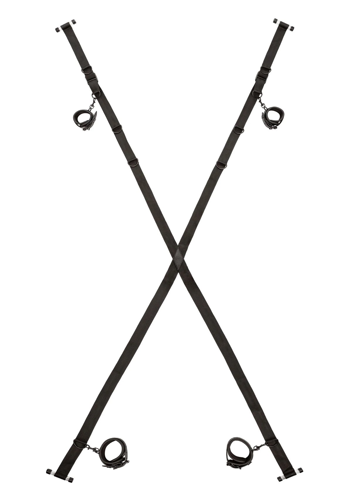 Bestel: Nocturnal Over The Door Cross by CalExotics - bij Happytoys: de erotische sex webshop | liever Happy dan Easy ⭐⭐⭐⭐⭐ - Default Title - 11941 - BLACK