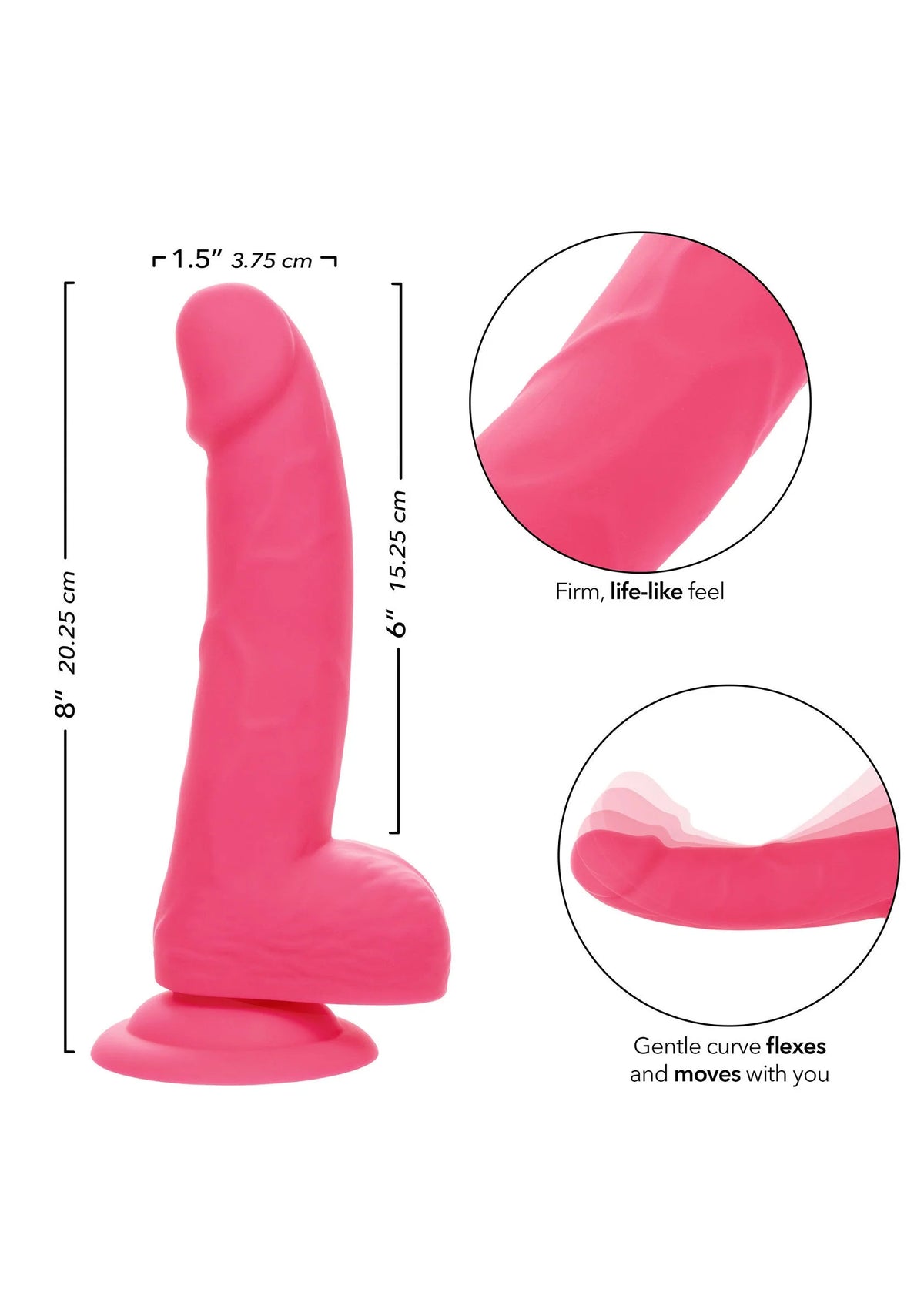 Bestel: Neon Silicone Studs 6 inch @ CalExotics - bij Happytoys: de erotische sex webshop | liever Happy dan Easy ⭐⭐⭐⭐⭐