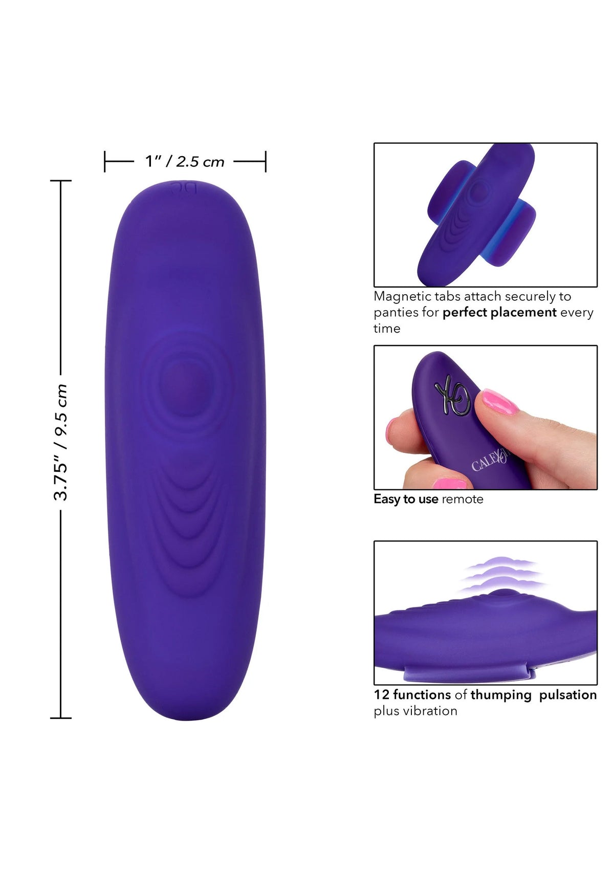 Bestel: Lock - N - Play Remote Pulsating Panty Teaser by CalExotics - bij Happytoys: de erotische sex webshop | liever Happy dan Easy ⭐⭐⭐⭐⭐