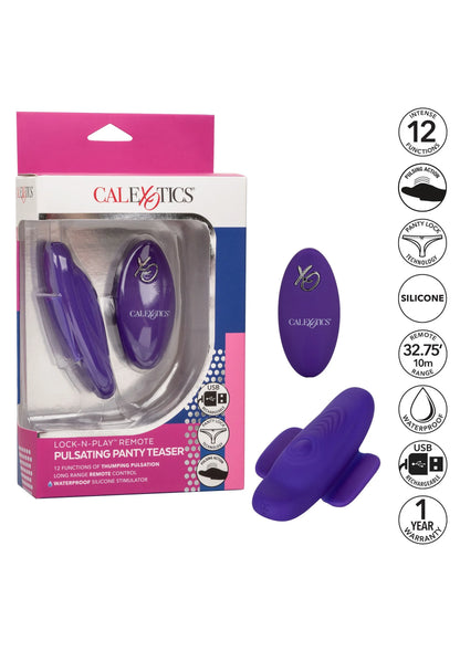 Bestel: Lock - N - Play Remote Pulsating Panty Teaser by CalExotics - bij Happytoys: de erotische sex webshop | liever Happy dan Easy ⭐⭐⭐⭐⭐