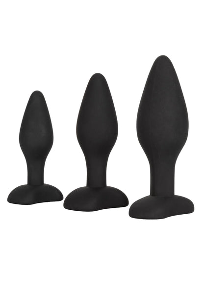 Bestel: Silicone Anal Exerciser Kit by CalExotics - bij Happytoys.nl, happytoys.be, Happytoys.ae: erotische sex webshop | liever Happy dan Easy ⭐⭐⭐⭐⭐ - Default Title - 12107 - BLACK