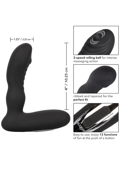 Bestel: Eclipse Roller Ball Probe Anal Vibrator by CalExotics - bij Happytoys: de erotische sex webshop | liever Happy dan Easy ⭐⭐⭐⭐⭐