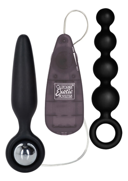 Bestel: Booty Call Booty Vibro Kit - bij Happytoys: de erotische sex webshop | liever Happy dan Easy ⭐⭐⭐⭐⭐ - Default Title - 12159 - BLACK