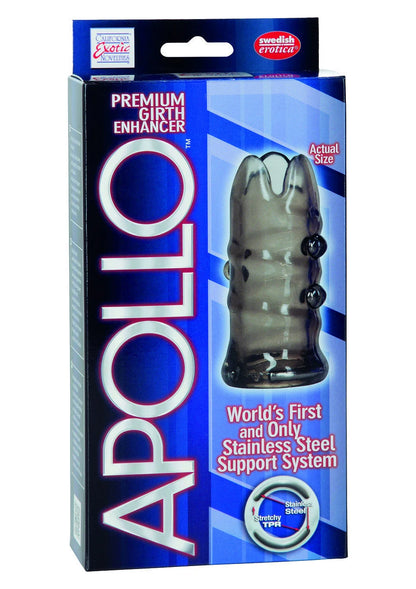 Bestel: Apollo Premium Girth Enhancer Penis sleeve by CalExotics - bij Happytoys: de erotische sex webshop | liever Happy dan Easy ⭐⭐⭐⭐⭐