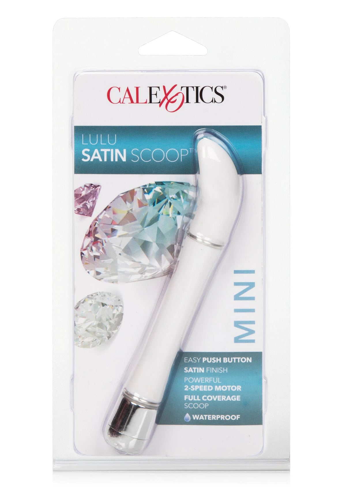 Bestel: Lulu Satin Scoop designvibrator (Pink) by CalExotics - bij Happytoys: de erotische sex webshop | liever Happy dan Easy ⭐⭐⭐⭐⭐