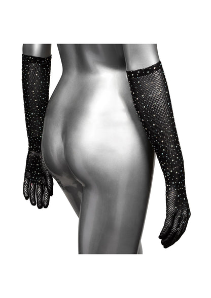 Bestel: Full Length Gloves by CalExotics Radiance - bij Happytoys: de erotische sex webshop | liever Happy dan Easy ⭐⭐⭐⭐⭐ - Default Title - 12264 - BLACK - O/S