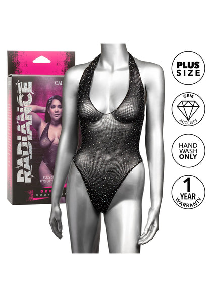 Bestel: Radiance Plus Size Deep V Body Suit by CalExotics - bij Happytoys: de erotische sex webshop | liever Happy dan Easy ⭐⭐⭐⭐⭐