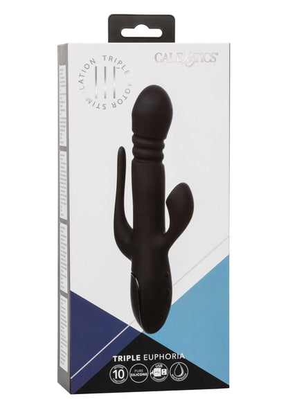 Bestel: Triple Euphoria 3 double vibrator by CalExotics - bij Happytoys: de erotische sex webshop | liever Happy dan Easy ⭐⭐⭐⭐⭐