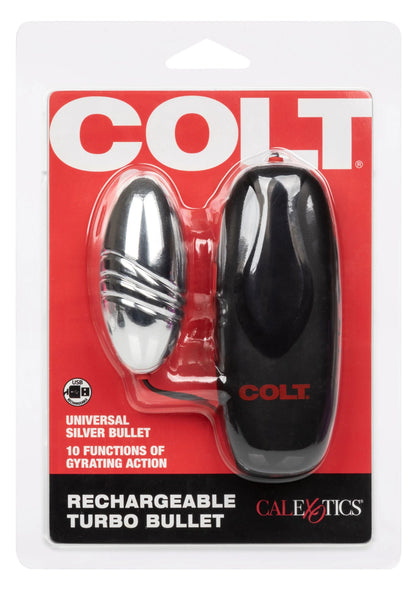 Bestel: COLT Rechargeable Turbo Bullet vibrator by CalExotics - bij Happytoys: de erotische sex webshop | liever Happy dan Easy ⭐⭐⭐⭐⭐