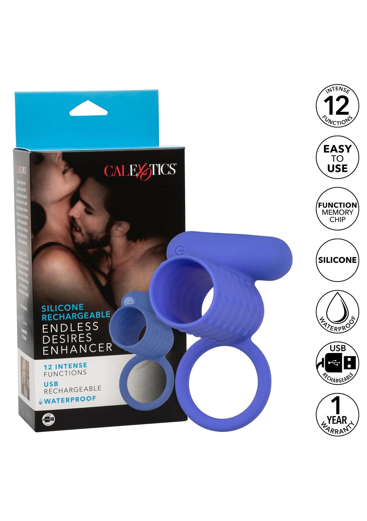 Bestel: Silicone Rechargeable Endless Desires Enhancer by CalExotics - bij Happytoys: de erotische sex webshop | liever Happy dan Easy ⭐⭐⭐⭐⭐