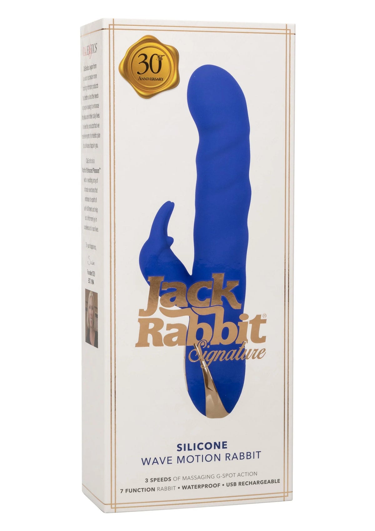 Bestel: Silicone Wave Motion Rabbit by CalExotics - bij Happytoys: de erotische sex webshop | liever Happy dan Easy ⭐⭐⭐⭐⭐