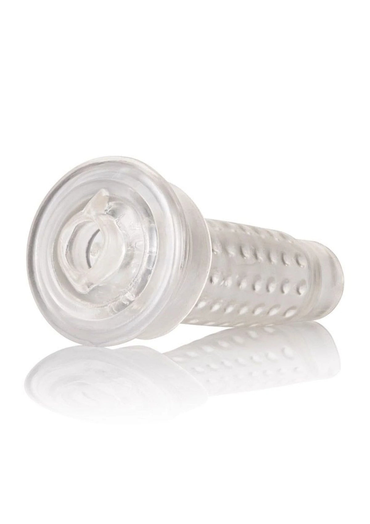 Bestel: Optimum Series Stroker Pump Sleeve Pussy by CalExotics - bij Happytoys: de erotische sex webshop | liever Happy dan Easy ⭐⭐⭐⭐⭐ - Default Title - 12587 - CLEAR
