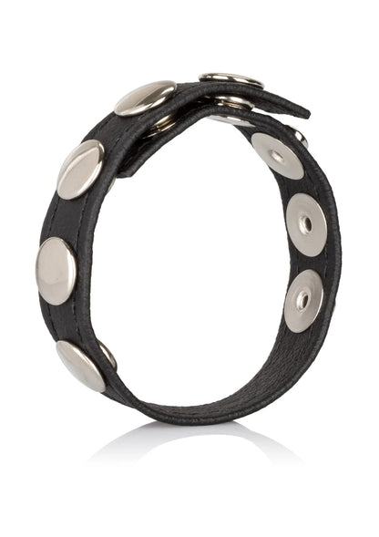 Bestel: Leather Multi - Snap Ring by CalExotics - bij Happytoys: de erotische sex webshop | liever Happy dan Easy ⭐⭐⭐⭐⭐ - Default Title - 12690 - BLACK