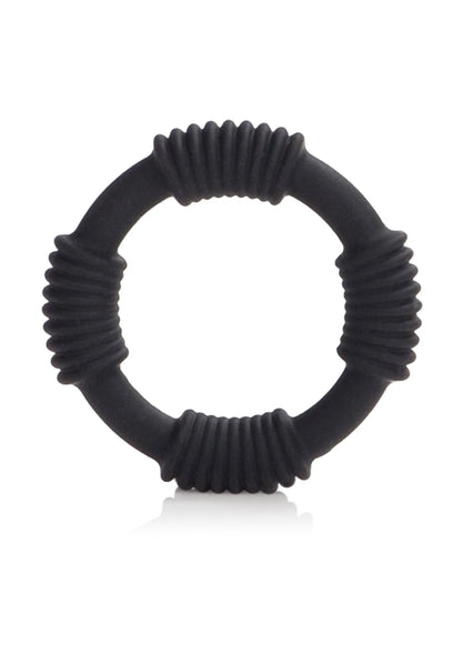 Bestel: Hercules Silicone Ring Cockring by CalExotics - bij Happytoys: de erotische sex webshop | liever Happy dan Easy ⭐⭐⭐⭐⭐ - Default Title - 12694 - BLACK