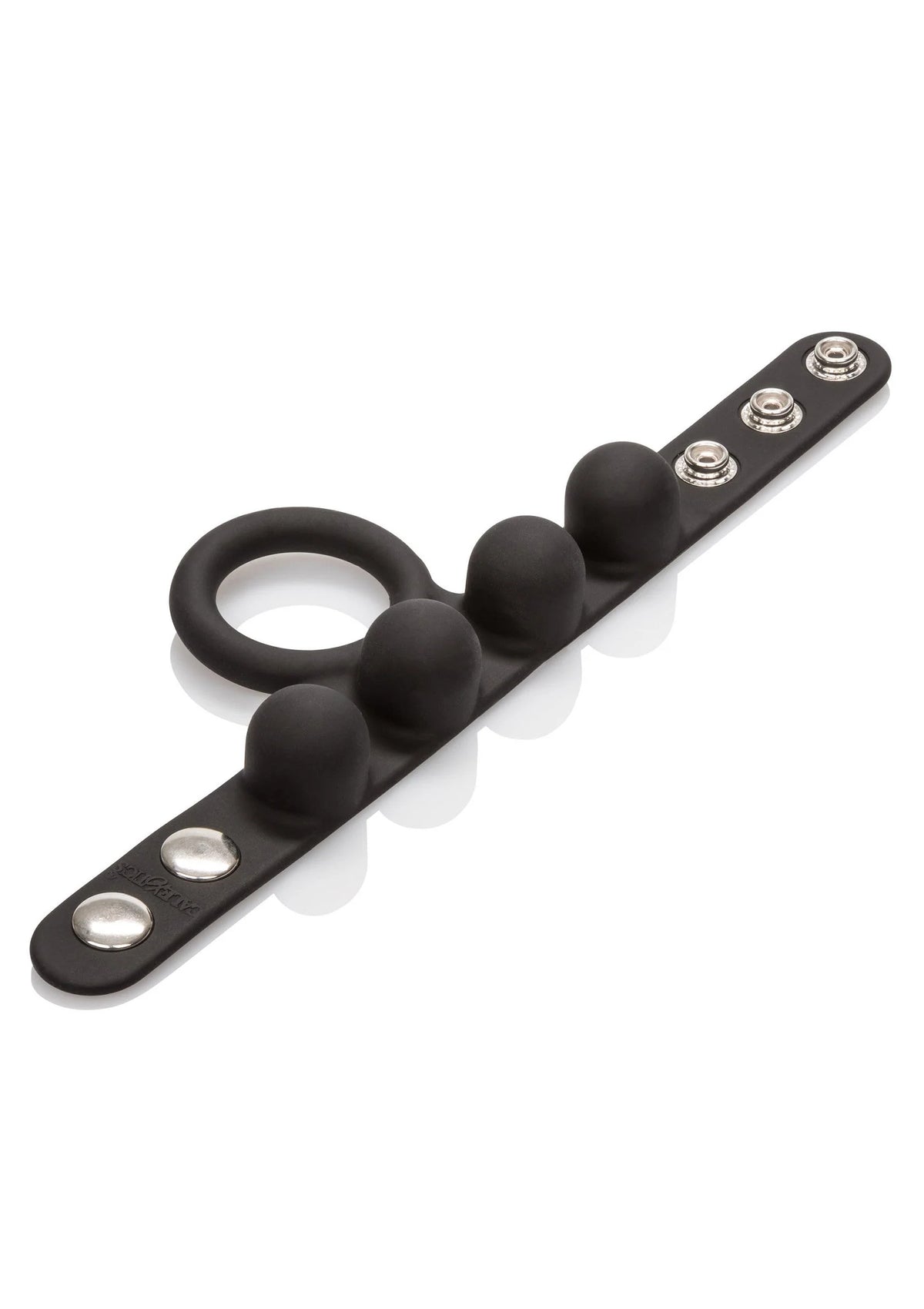 Bestel: Silicone Medium Weighted C - Ring Ball Stretcher by CalExotics - bij Happytoys: de erotische sex webshop | liever Happy dan Easy ⭐⭐⭐⭐⭐