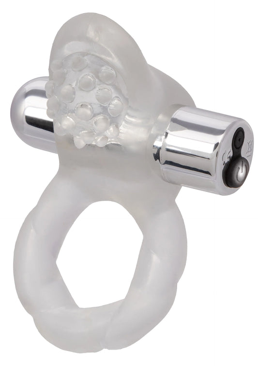 Beste vandaag nog: Nubby Lover's Delight vibratong cockring by CalExotics - bij Happytoys