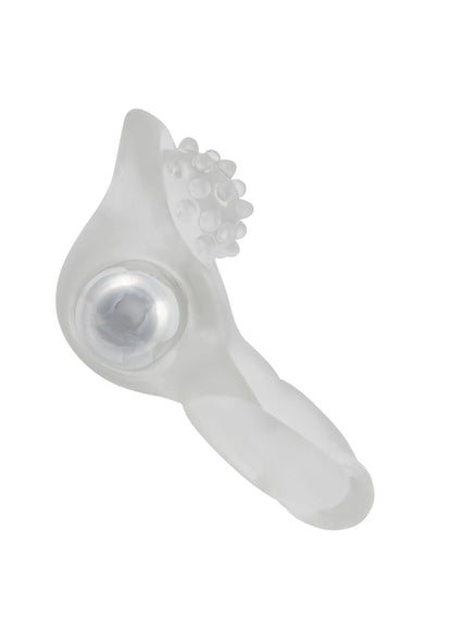 Bestel: Nubby Lover's Delight vibratong cockring by CalExotics - bij Happytoys: de erotische sex webshop | liever Happy dan Easy ⭐⭐⭐⭐⭐
