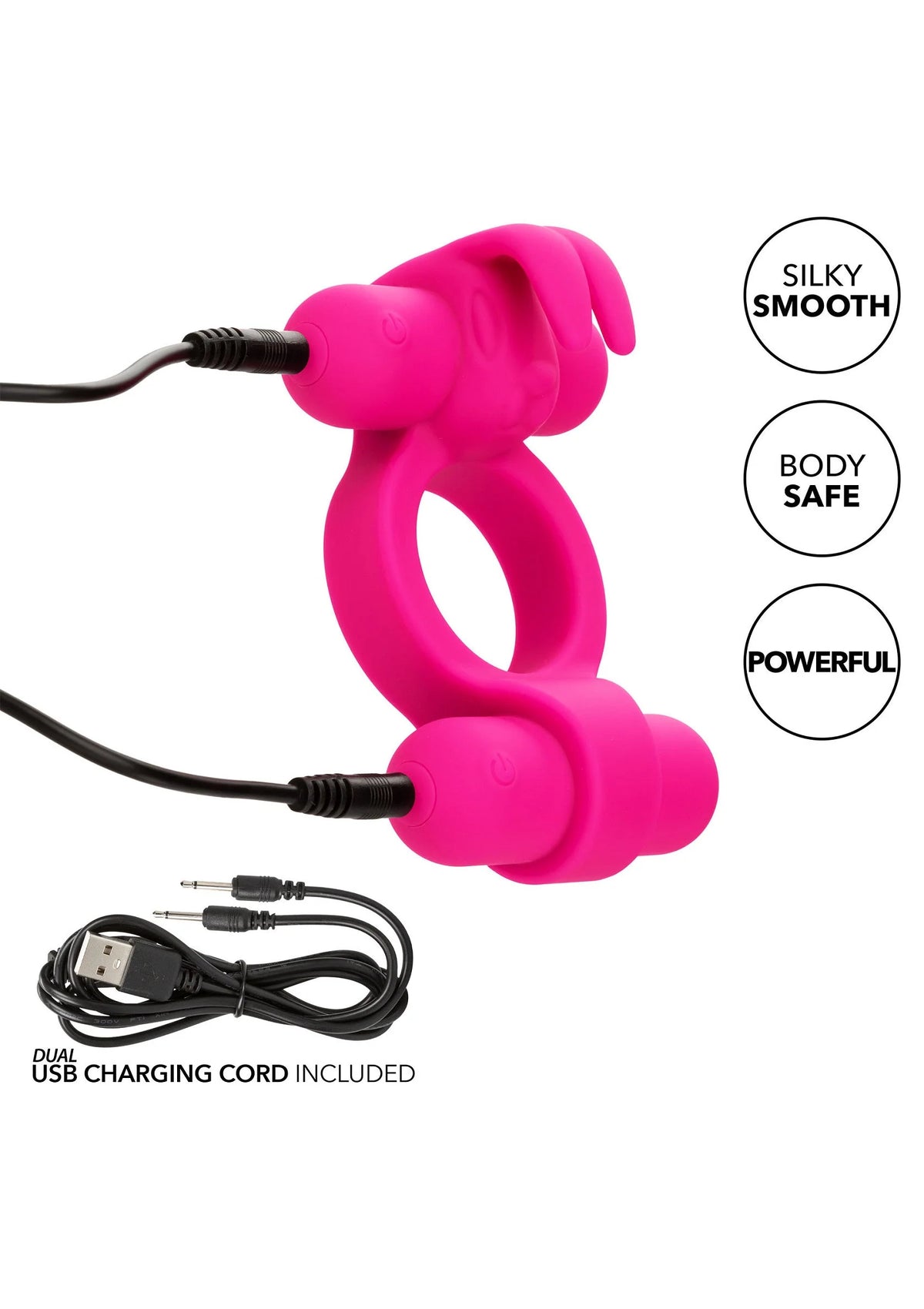 Bestel: Rechargeable Rockin Rabbit by CalExotics - bij Happytoys: de erotische sex webshop | liever Happy dan Easy ⭐⭐⭐⭐⭐