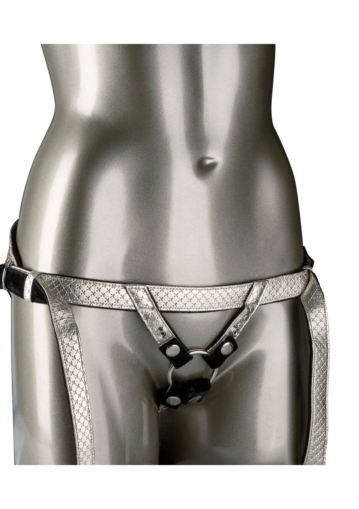 Beste vandaag nog: The Regal Duchess by CalExotics Her Royal Harness - bij Happytoys Sexshop: online sex shop for Feeling Happy & Easy 😊 - Silver - 12860 - SILVER
