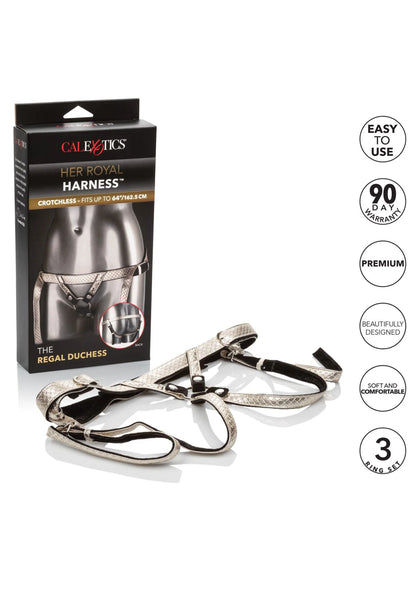 Beste vandaag nog: The Regal Duchess by CalExotics Her Royal Harness - bij Happytoys Sexshop: online sex shop for Feeling Happy & Easy 😊