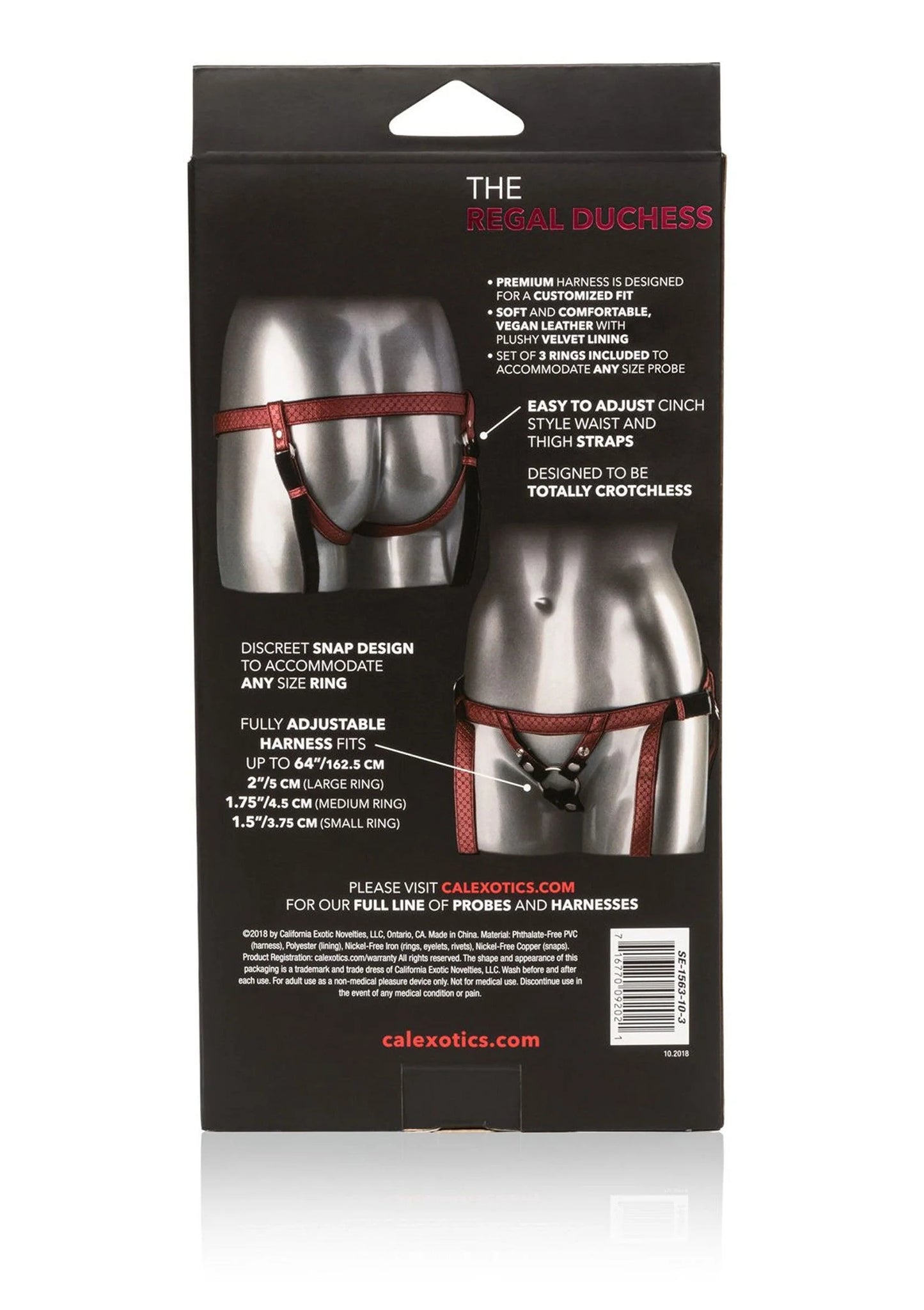 Beste vandaag nog: The Regal Duchess by CalExotics Her Royal Harness - bij Happytoys Sexshop: online sex shop for Feeling Happy & Easy 😊