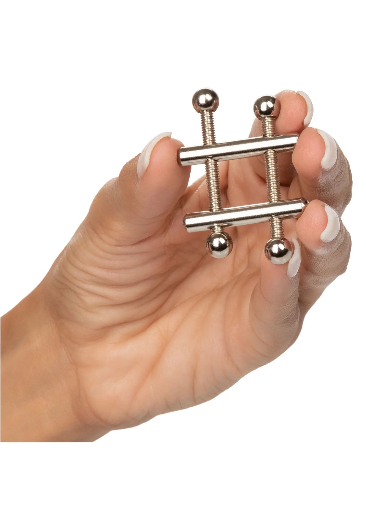 Bestel: Crossbar Nipple Vices by CalExotics - bij Happytoys: de erotische sex webshop | liever Happy dan Easy ⭐⭐⭐⭐⭐