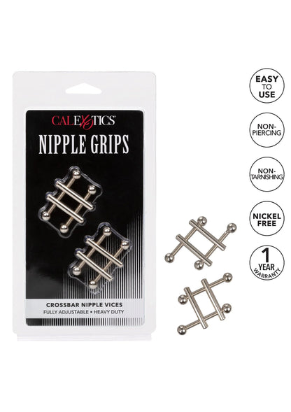Bestel: Crossbar Nipple Vices by CalExotics - bij Happytoys: de erotische sex webshop | liever Happy dan Easy ⭐⭐⭐⭐⭐
