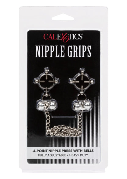 Bestel: 4 Point Nipple Press With Bells by CalExotics - bij Happytoys: de erotische sex webshop | liever Happy dan Easy ⭐⭐⭐⭐⭐