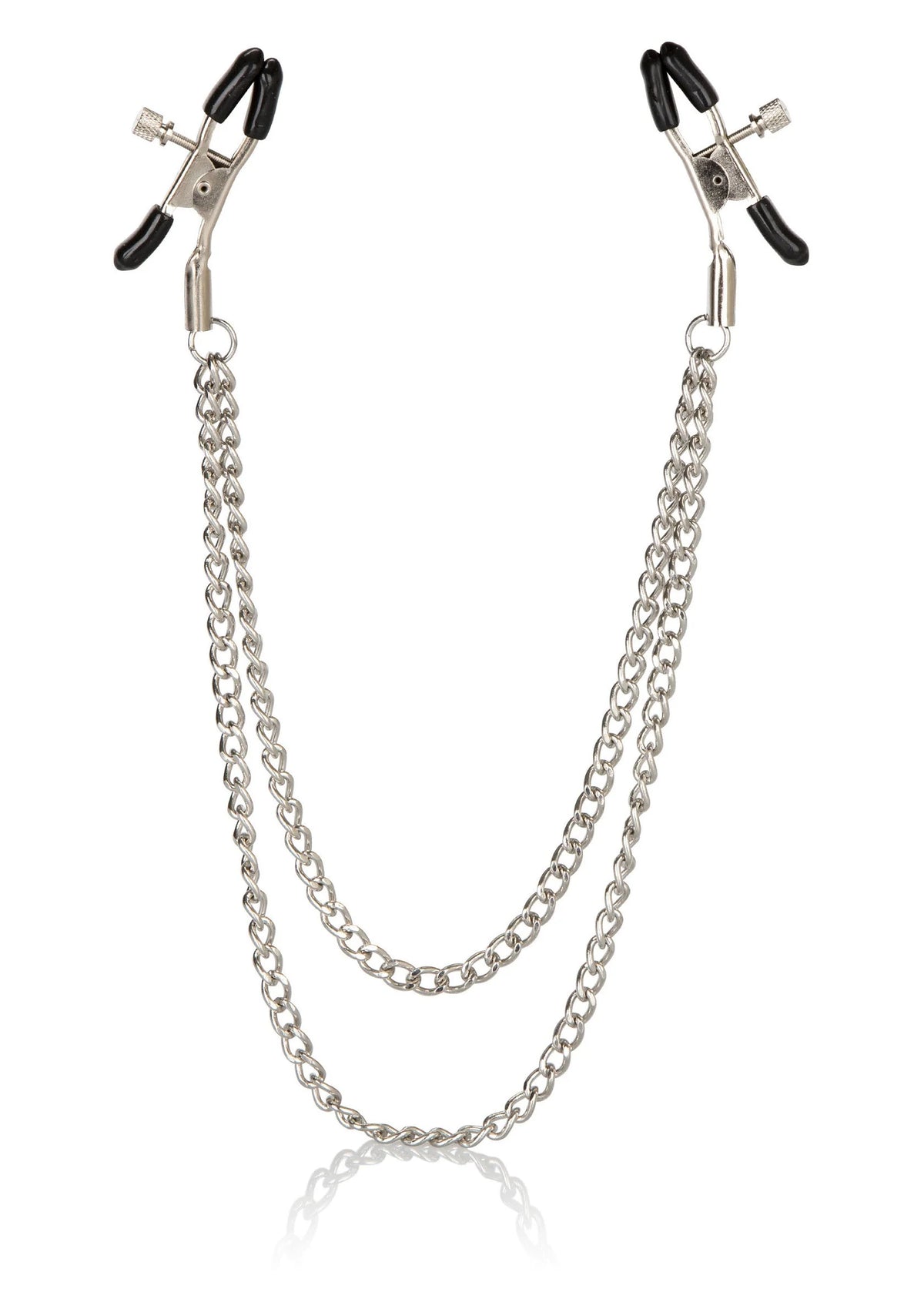 Bestel: Nipple Play Tiered Nipple Clams by CalExotics - bij Happytoys: de erotische sex webshop | liever Happy dan Easy ⭐⭐⭐⭐⭐ - Default Title - 12923 - SILVER