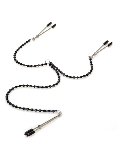 Bestel: CalExotics Nipple Play Tweezer Intimate Clamps Tepel en clitoris klem - bij Happytoys: de erotische sex webshop | liever Happy dan Easy ⭐⭐⭐⭐⭐ - Default Title - 12936 - BLACK