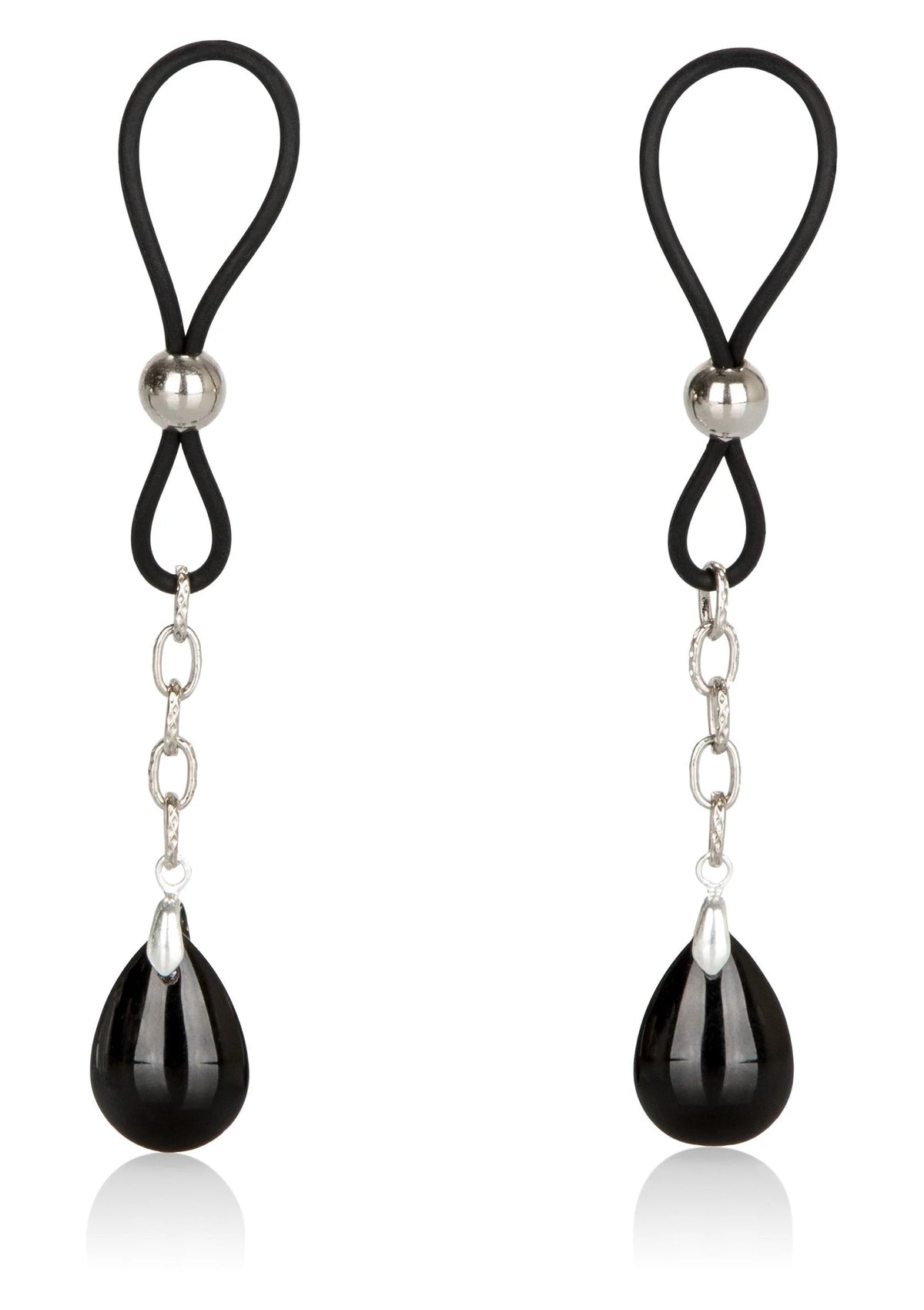 Bestel: Nonpierce Nipple Jewelry by CalExotics Nipple Play - bij Happytoys.nl, happytoys.be, Happytoys.ae: erotische sex webshop | liever Happy dan Easy ⭐⭐⭐⭐⭐ - Default Title - 12950 - BLACK