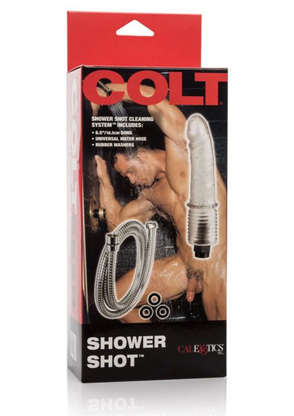 Bestel: COLT Shower Shot Anal Douche with Dildo by CalExotics - bij Happytoys: de erotische sex webshop | liever Happy dan Easy ⭐⭐⭐⭐⭐