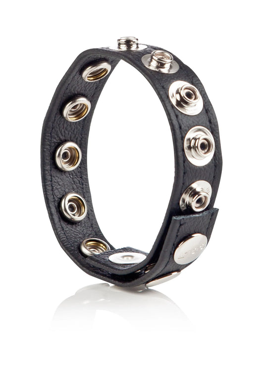 Beste vandaag nog: COLT Leather C/B Strap 8 - Snap Fastener by CalExotics - bij Happytoys - Default Title - 13268 - BLACK