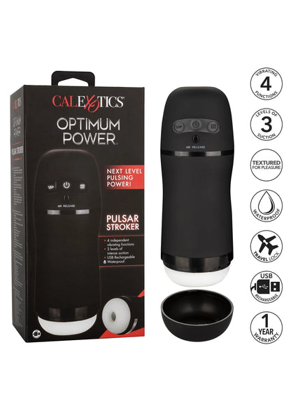 Bestel: Optimum Power Pulsar Stroker by CalExotics - bij Happytoys: de erotische sex webshop | liever Happy dan Easy ⭐⭐⭐⭐⭐