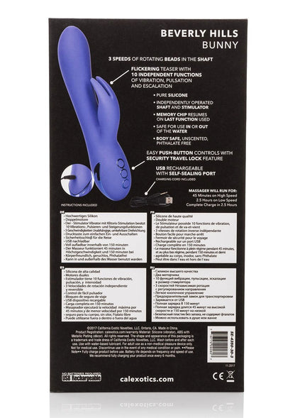 Bestel: Beverly Hills Bunny by CalExotics California Dreaming - bij Happytoys: de erotische sex webshop | liever Happy dan Easy ⭐⭐⭐⭐⭐