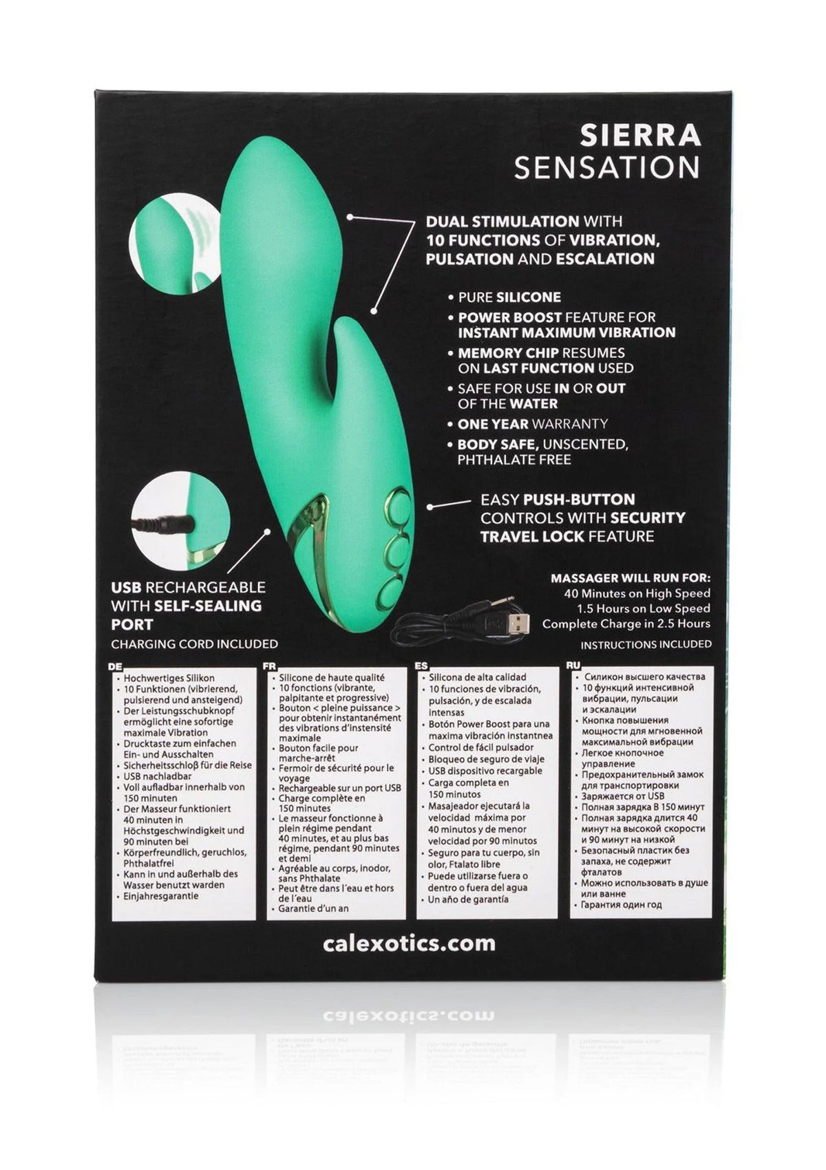 Bestel: California Dreaming Sierra Sensation by CalExotics - bij Happytoys: de erotische sex webshop | liever Happy dan Easy ⭐⭐⭐⭐⭐