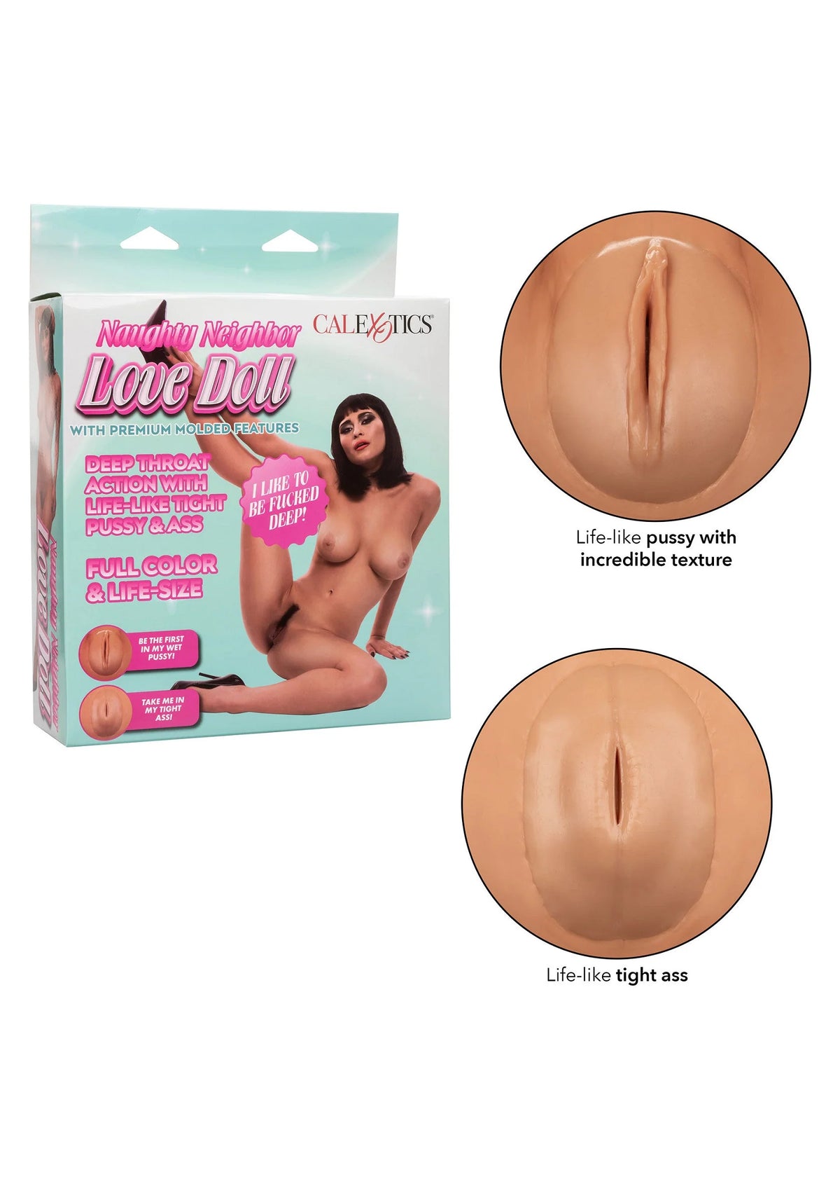 Bestel: Naughty Neighbor Love Doll - bij Happytoys: de erotische sex webshop | liever Happy dan Easy ⭐⭐⭐⭐⭐ - Default Title - 13527 - CARAMEL