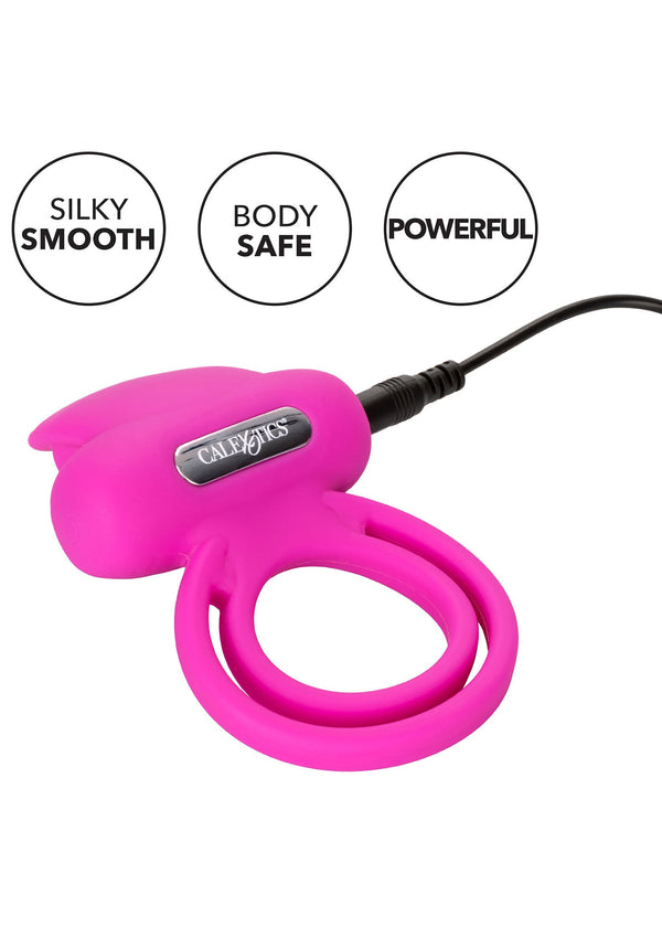 Dual Clit Flicker Enhancer cockring by CalExotics Couples Enhancer