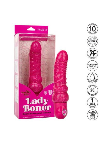 Bestel: Lady Boner Bendable Vibrator by CalExotics Naughty Bits - bij Happytoys: de erotische sex webshop | liever Happy dan Easy ⭐⭐⭐⭐⭐
