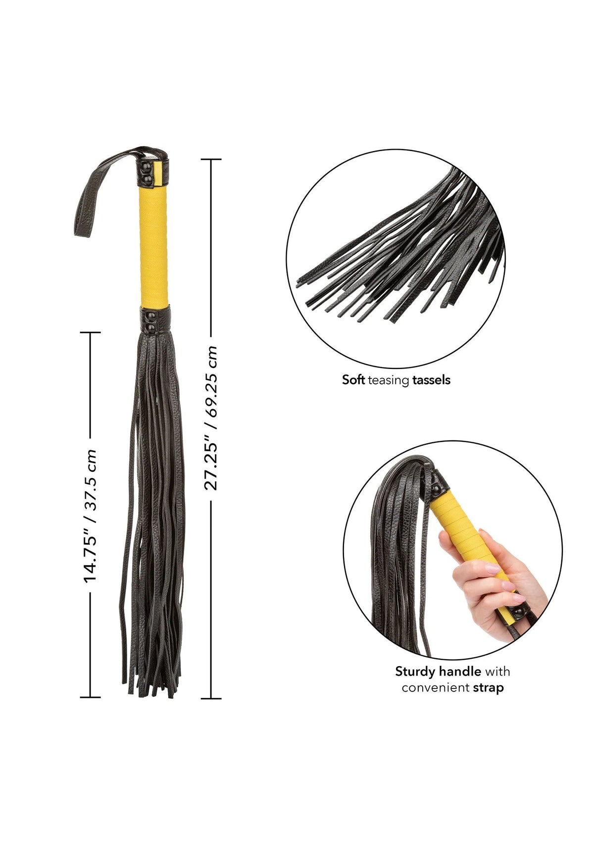 Bestel: Boundless Flogger by CalExotics - bij Happytoys.nl, happytoys.be, Happytoys.ae: erotische sex webshop | liever Happy dan Easy ⭐⭐⭐⭐⭐