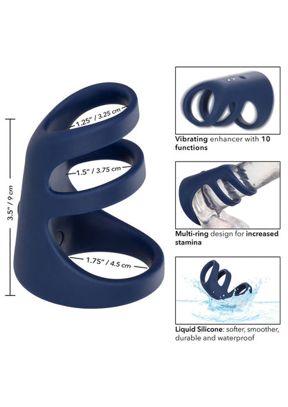Rechargeable Triple Cock Cage by CalExotics ViceRoy