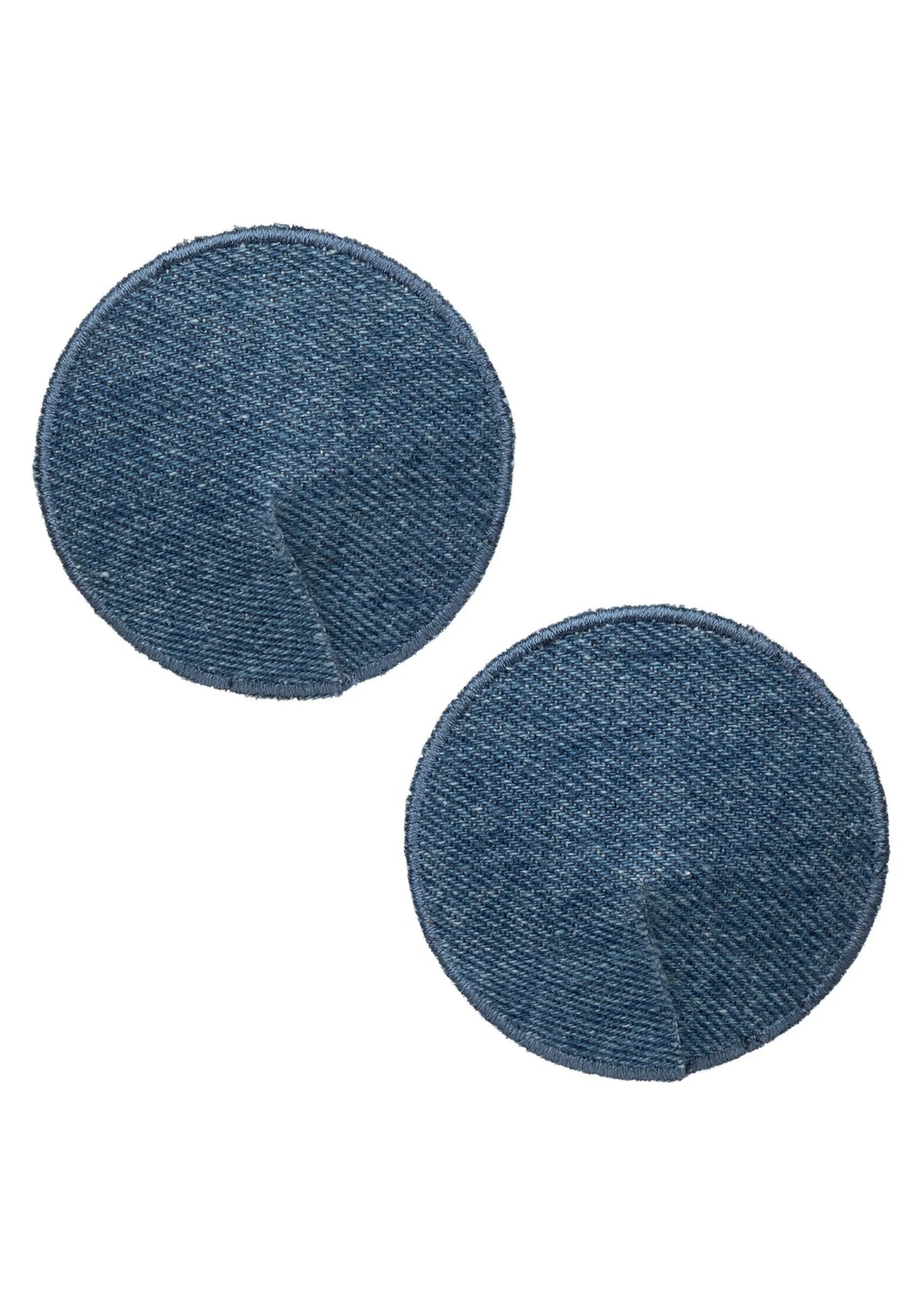 Bestel: Ride 'em Premium Denim Collection Round Pasties by CalExotics - bij Happytoys: de erotische sex webshop | liever Happy dan Easy ⭐⭐⭐⭐⭐ - Default Title - 14640 - BLUE